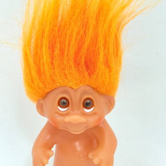 Vintage Signed DAM Good Luck Troll Doll (1985) 4 Inches - Picture 2 of 6